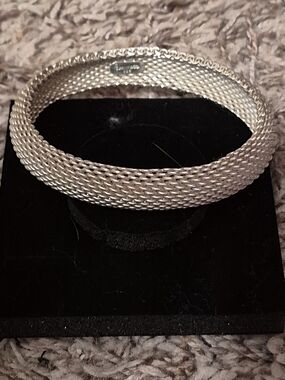 Tiffany & Co. Woven Somerset Mesh Silver 925 Bracelet